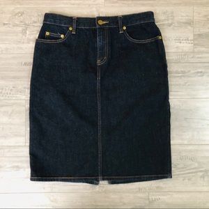 Ralph Lauren Co. Jeans Midi Skirt